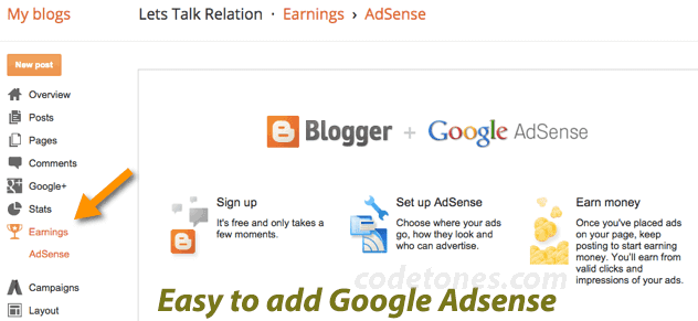 BlogSpot-Adsense