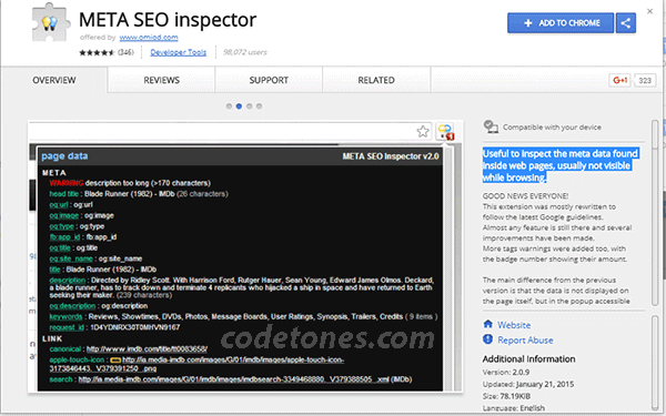 SEO Inspector