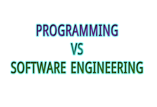 Programming vs Software Engineering