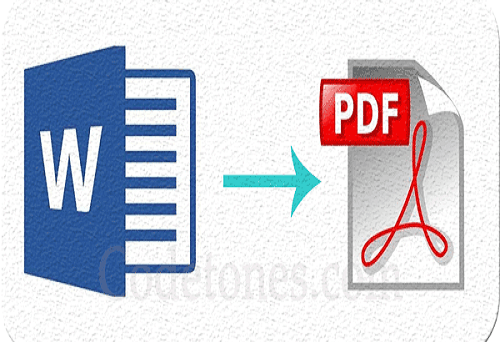 MS Word to PDF